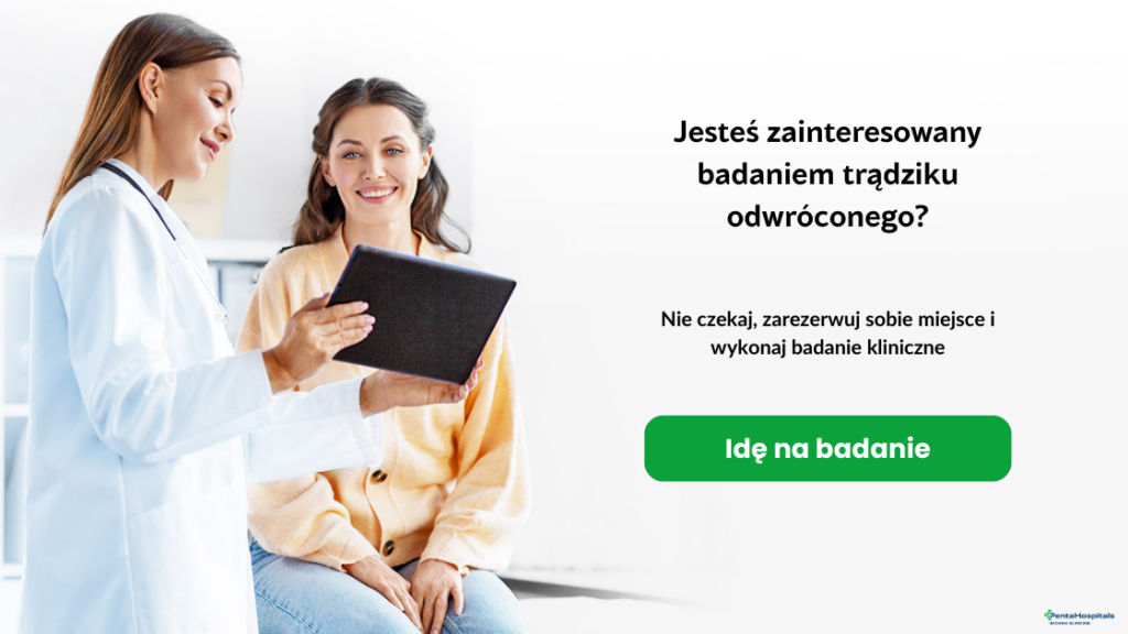 Baner - Badanie trądzik odwrócony